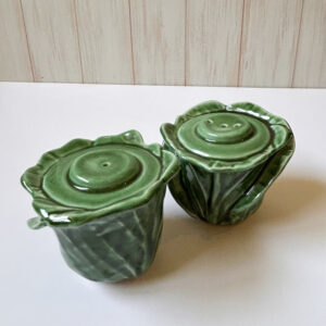 Cabbage Large salt & pepper set