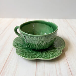 Cabbage coffee cup & saucer
