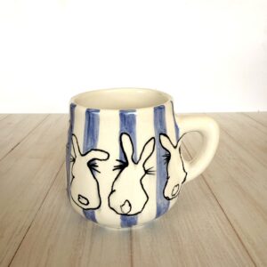 Easter Bunny Mugs Blue