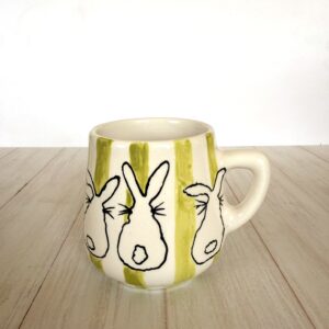 Easter Bunny Mugs Green
