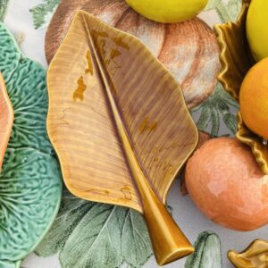 Small Banana Leaf in Ochre