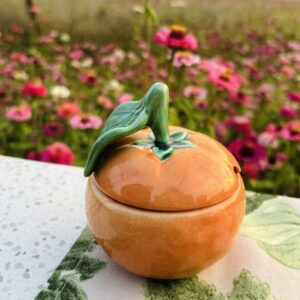 Orange Marmalade Jam Jar
