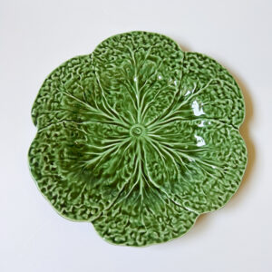 Farm Cabbage dinner plate - Plain Glazed