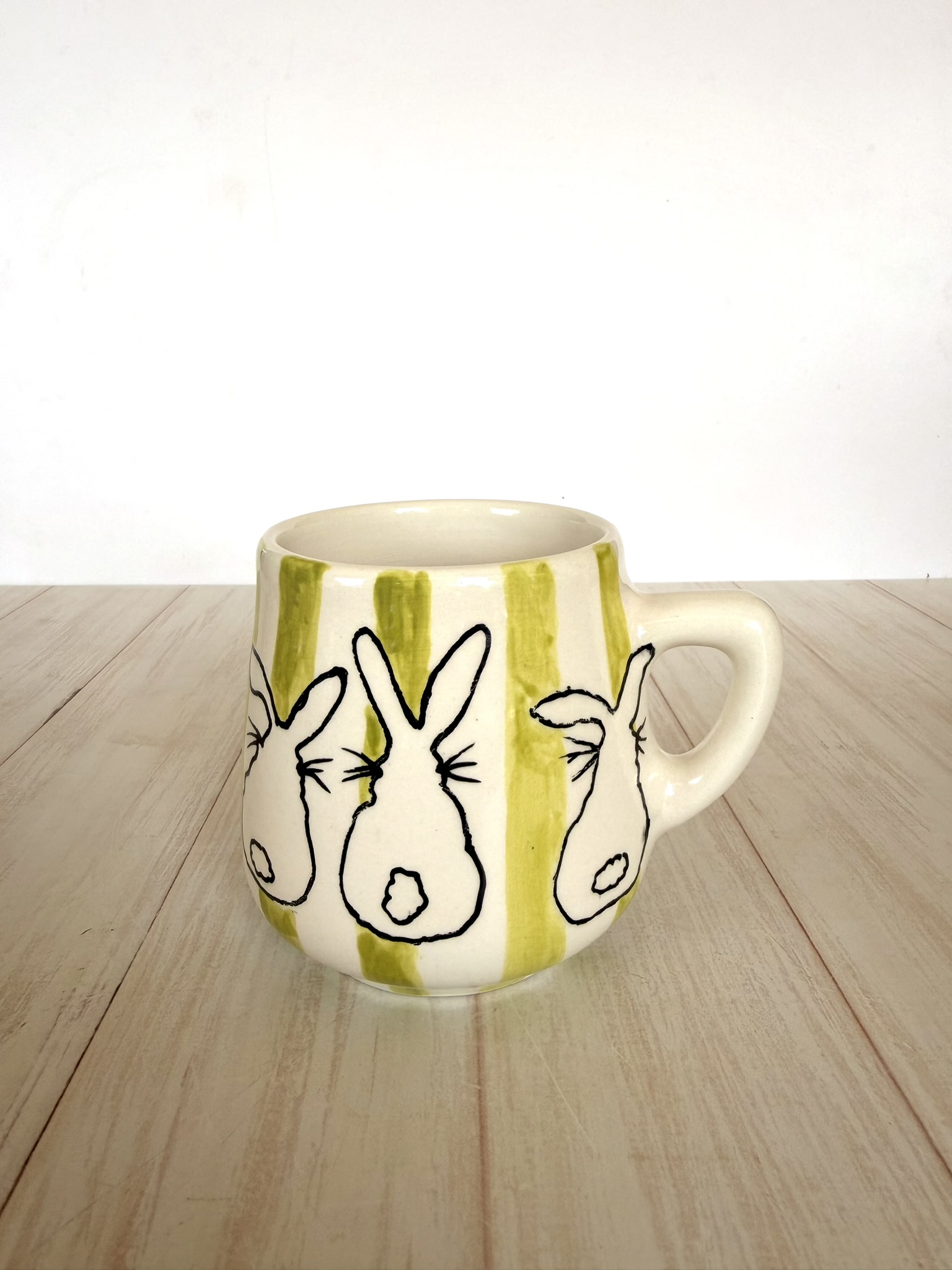 Easter Bunny Mugs Green